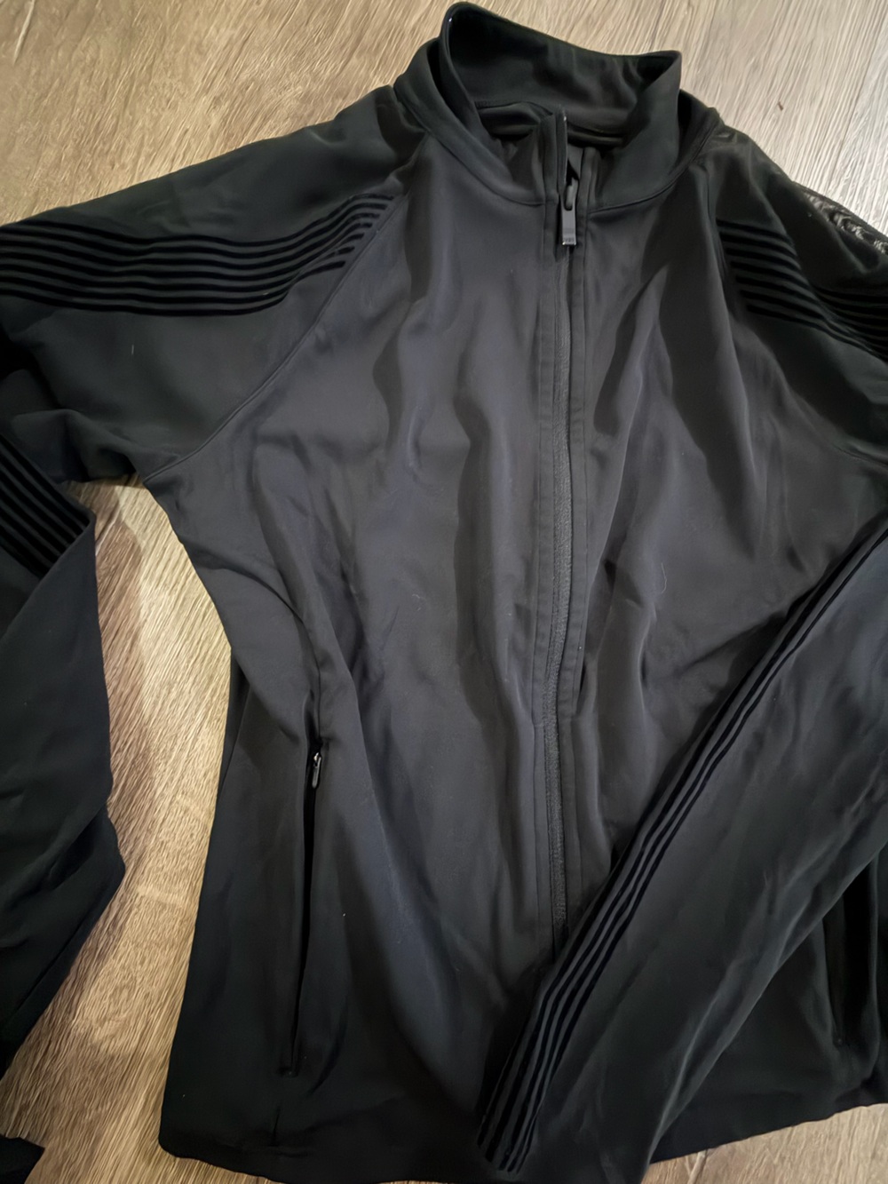 VSX Black Athletic Zip-Front Shirt Jacket - Picture 2 of 6